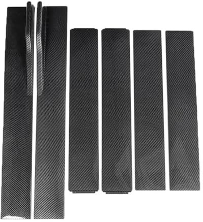 1 Paar 2M Für LEXUS ES300h ES330 ES350 CT LC LS LX Alle Modelle Auto Seitenschweller Verlängerung Rocker Panels Lippensplitter Schwarz ABS Auto Seitenschweller Trittbretter Schweller(B-Model Carbon Fi