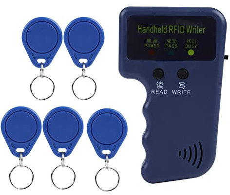 Ejoyous RFID Kartenlesegerät, 125KHz 13.56MHz Handheld Card Writer Duplicator Reader mit USB Interface für IC ID Karten und Key Fobs