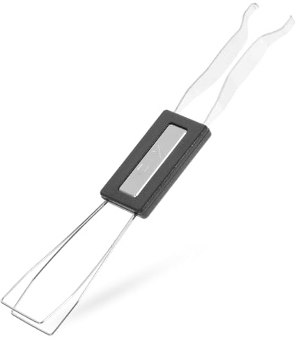 Sewroro Metall Tastenkappen Abzieher 2-in-1 Werkzeug für Mechanische Tastaturen Multifunktionaler Switch Entfernungshelfer Kompatibel mit Meisten Tastaturen mit Abwinkelbaren Drähten und Pinzette