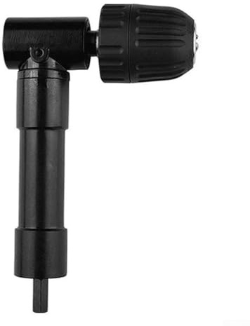 Niceminiwall 90 Grad rechtwinkliger Bohrer-Adapter mit 3-Backen-Bohrfutter-Umwandlungskopf und 8-mm-Schaft für Elektrowerkzeuge, kompatibel mit den meisten elektrischen Bohrmaschinen und Biegern