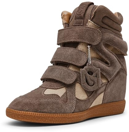 Steve Madden Sneaker Mavis Donna, Camoscio Tortora, 6.5