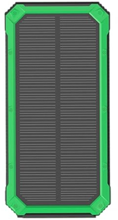Weldphur Power Bank Solare - 10000mAh Torcia A LED,Con Supporto Alla Ricarica Senza Fili,Per Campeggio Escursionismo Viaggio Smartphone Tablet