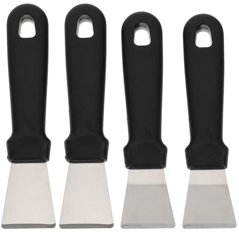 UPKOCH 4piezas Herramientas de Pala para Descongelar Nevera de Pala para Quitar Hielo de Refrigerador Utensilio de Cocina de Acero Inoxidable para Uso Cocina