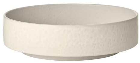 blomus Servierschale -MAKOTO- | Schale aus Keramik | 9,5 x 20 x 20 cm | Farbe Moonbeam | Geschirr & Tafelservice
