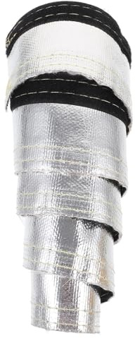Lurrose Gaine Isolante Thermique Voiture 10 Mm en Fibre de Verre, Manchon de Câble Résistant Haute Température, Protection Pare-Chaleur pour Faisceau Électrique, Rouleau Flexible