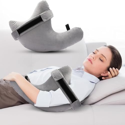 ETOFIXEE Roterande manschett efter operation, axelstödskudde, ergonomisk kudde för personer som sover på sidan, kudde för nack- och axelsmärta, överdrag
