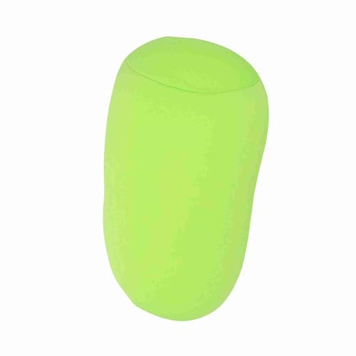Oreiller de Soutien en Microbilles pour Voyage, Confort du Cou, Housse en Polyester Doux, 1 Coussin aux Couleurs Vives. (Green)