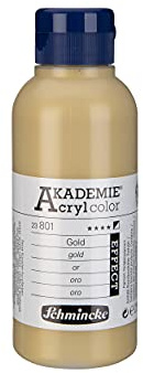 Schmincke AKADEMIE Acryl color Gold 250 ml, 23 801 027