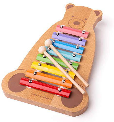 Tidlo Wooden Musical Bear Xylophone