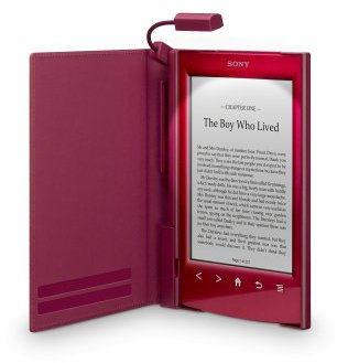 Sony - PRSA-CL22 - Coque de protection pour lecteur eBook - synthétique, polycarbonate, plastique ABS - rouge PRS-T2, PRS-T2RC
