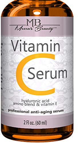 DOUBLE SIZED (2 oz) PURE VITAMIN C SERUM FOR FACE With Hyaluronic Acid - Anti Wrinkle, Anti Aging, Dark Circles, Age Spots, Vitamin C, Pore Cleanser, Acne Scars, Organic Vegan Ingredients