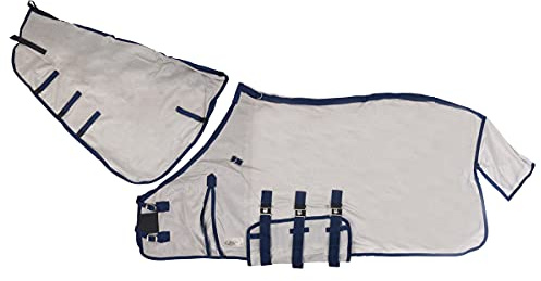 QHP Flugtäcke With Halsstycke Barok - Grått - 185 cm
