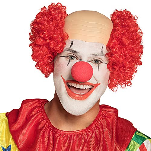 Boland 85986 - Perücke Clown mit Halbglatze