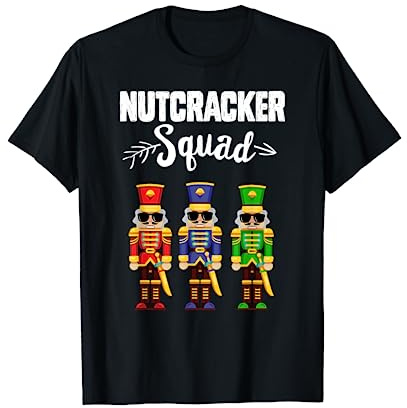 Casse-Noisette Squad Funny Christmas Casse-Noisette Noël T-Shirt