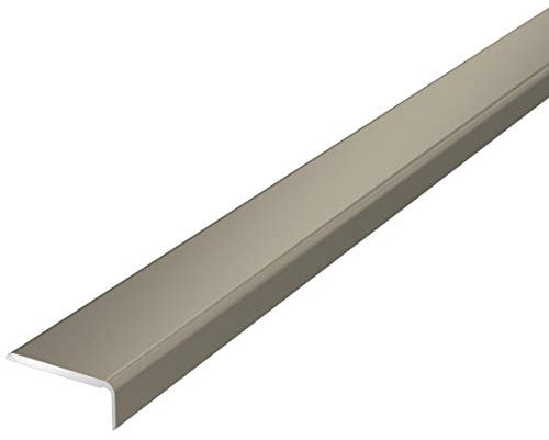 SELF-Adhesive Wood Effect Threshold 1M Door Stops End Laminate Floor Edge Strip Trim TMW Profiles (Anodized Titan)