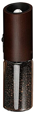 caihuashopping Moulin a Poivre USB Moulin à poivron électrique Rechargeable Gravity Moulin à poivrer Automatique Moulin Ajustable Salieres et Poivrieres (Color : Brown)