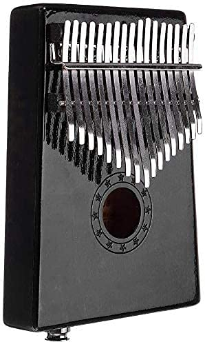 KISOARTWQ Kalimba Instrument daumenklavier Keys Portable kalimbas Tragbarer Holzfinger Klavier Daumen Klavierfinger mit Stimmhammer Tragetasche für Kinder Erwachsene Anfänger17 Tasten Kalimba Ho