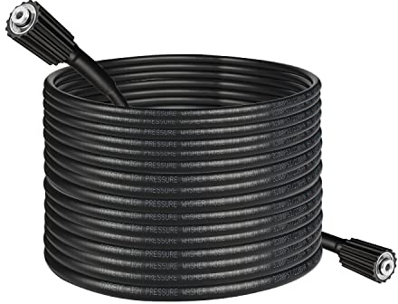 Tubi per Idropulitrici 10M Tubo di Pulizia ad Alta Pressione Professionale Tubo di Estensione Flessibile 1/4 3200 PSI Ricambio Tubo Sturatubi per Idropulitrice lavor