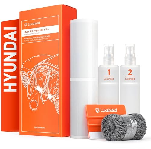 Luxshield Auto Einstiegsleisten Schutz für Hyundai i20 3 (III) BC3 I 2020-2025 - Schutzfolie Autotür Zubehör Zierleisten Lackschutzfolie Transparent