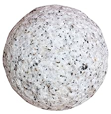 Biscottini boule décorative extérieure 10x10x10 cm | Décoration de jardin en pierre| Accessoires de maison | Accessoires de jardin pour décoration extérieure