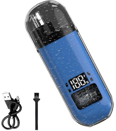 ycezw Cortapelos y nariz – Cortapelos eléctrico para hombre – Pantalla digital inalámbrica recargable máquina para hombre mujer cuidado personal corte acabado