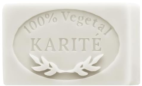 Stampo in silicone per sapone con burro di karitè | ideale per fare saponi e cosmetici solidi | Resistente e flessibile | 6,5 x 4 x 2 cm | 100% vegetale