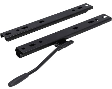 Binari per staffe di scorrimento del sedile 2 pezzi, accessori per sedili per carrelli elevatori, struttura in acciaio legato per carichi pesanti per serie Linde 335 336 1275