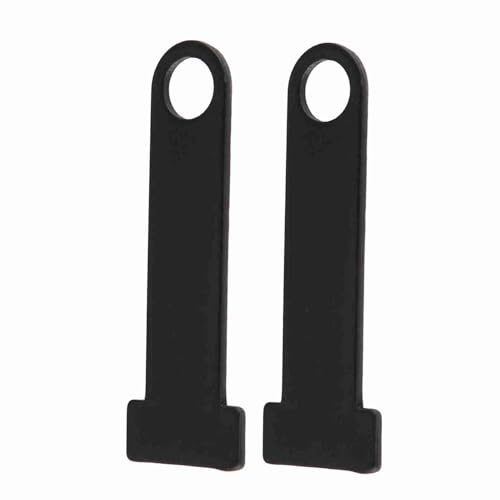 Ycauty Cerradura para Casco con Anilla en D, Cerradura de Acero para Motocicleta, Fácil Instalación, Diseño Duradero para (Negro)