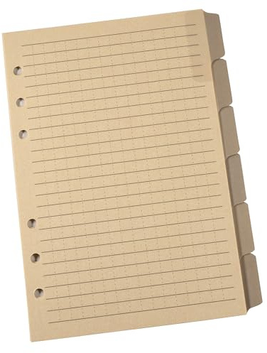 Rite in The Rain Wetterfestes generisches Planer-Tab-Set, 12,7 x 17,8 cm, hellbraune Blätter (Nr. 9271)