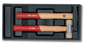 USAG 519/382 - Assortimento con mazzuola e martello (2 pz) 05190741