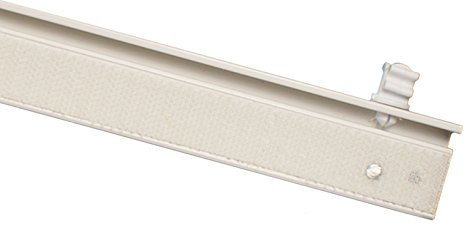 iso-design Paneelwagen 57 cm weiß aus Kunststoff für Gardinenschienen - Set 1-10 für Schiebevorhänge Größe Set 2