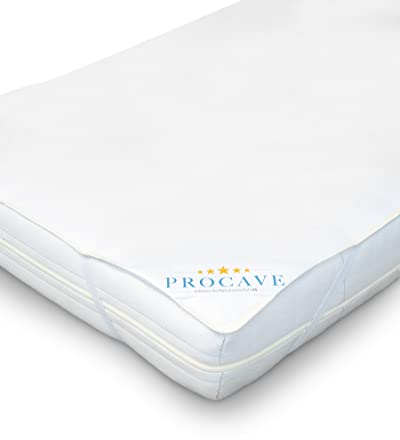 PROCAVE® Matratzenschoner 180x200 cm wasserdicht | Atmungsaktiver Matratzentopper mit Nässeschutz | Inkontinenzunterlage waschbar | Anti-Milben Bettunterlage | Premium Matratzenauflage Made in Germany