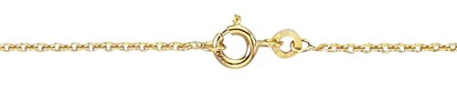 PANZERKETTE AUS 585 GOLD 14 KARAT BREITE 0,8mm UNISEX GOLDKETTE HALSKETTE 1.1123-585