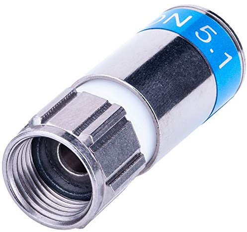 30 conectores de compresión Cablecon F-56-CX3 5.1.