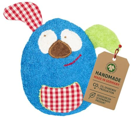 Efie Dinkel-Bio-Wärmekissen, blau, kontrolliert biologischer Anbau (organic), Made in Germany, GOTS zertifiziert