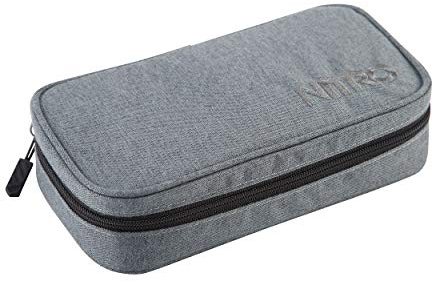 Nitro Pencil Case XL Inkl. Geo Dreieick & Stundenplan, Federmäppchen, Schlampermäppchen, Faulenzer Box, Federmappe, Stifte Etui
