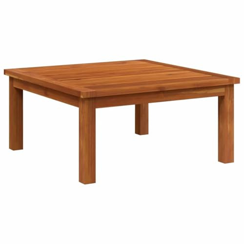 vidaXL Akazienholz Massiv Garten Beistelltisch Couchtisch Gartentisch Teetisch Gartenmöbel Tisch Balkontisch Kaffeetisch Holztisch 63x63x30cm