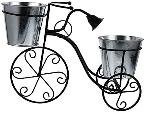 ZXNQ Soporte de Planta, Soporte Maceta, Mueble Plantas, Bicicleta Interior Macetas Decorativas, 32 * 26.5 * 15CM, No Incluye Plantas
