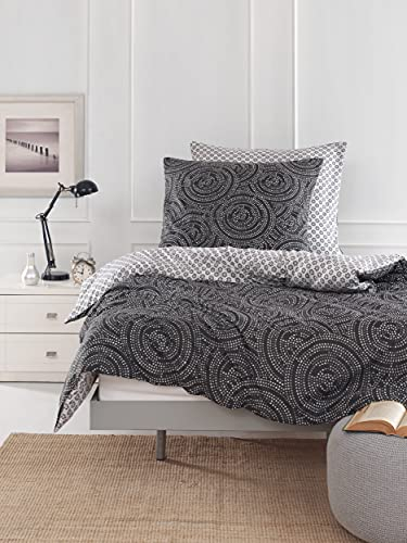 Bettgarnitur Bettbezug Bettwäsche Wendebettwäsche Doppelseitig Moderne 4 Größen