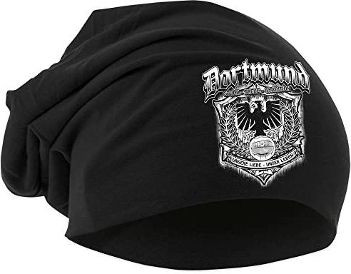 UGLYSHIRT Für Immer Dortmund Mütze | Strickmütze - Dortmund Beanie - Hut - Dortmund Logo - Hat - Stadt - City