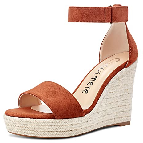 Castamere Femme Cale Plateforme Escarpins Bout Ouvert High Heels Sandales Pumps