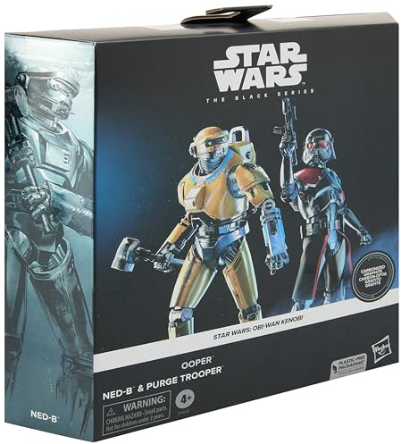 Star Wars The Black Series NED-B & Purge Trooper 6-Inch Action Figures Carbonized 2-Pack