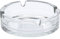 Abrus® Lot de 2 cendriers pour cigarettes | Cendrier décoratif portable en verre pour intérieur/extérieur | Cendrier rond pour cigares
