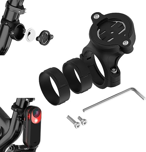 LICHIFIT Fahrradsattelstützenhalterung Unterstützung für Garmin Varia RTL510 RTL515 RTL516 Radar Rücklicht/Edge 540 840 GPS Fahrradcomputer Mountainbike Sattelstütze Halterung Lenker Ständer Halter