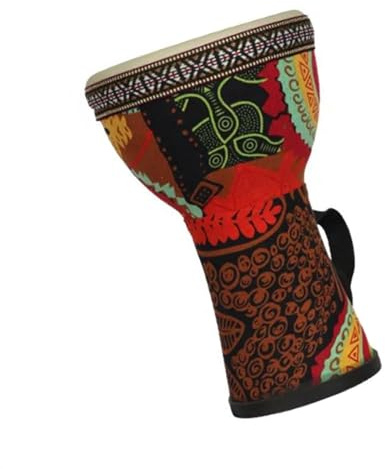12 Zoll Handgefertigter ABS-Körper Aus Synthetischer Haut, Afrikanische Trommel, Djembe-Handtrommel, Afrikanisches Instrument Afrikanische Trommel Instrument