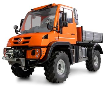 Amewi Mercedes-Benz Unimog Geräteträger 4WD 1:10 ARTR orange RC ferngesteuert Lizenz Fahrzeug