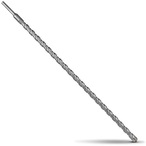 LALAGO 20x600mm SDS Plus Bohrer, Steinbohrer Stahlbeton Lang, Profi Holzspalter Bohrer mit 4 Hartmetall Schneiden und Vierschneidig Doppelwendel, Hammerbohrer, Schlagbohrer für Naturstein Ziegelmauer