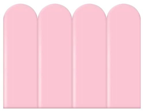 OUGPIU Wandpaneele Gepolsterte, PU Polsterpaneel Kinderzimmer Halbrund Wandpolster,Wandschutz Wandkissen,Wandverkleidung,Dicke von 33 mm