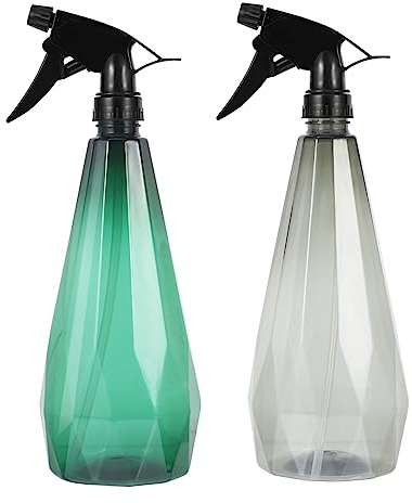 Happyyami 2Pcs Vaporisateur d'Eau pour Jardinage et Nettoyage 1L Flacon Pulvérisateur en Plastique Outil de Jardinage Pratique et Solide pour Arrosage et Entretien des Plantes