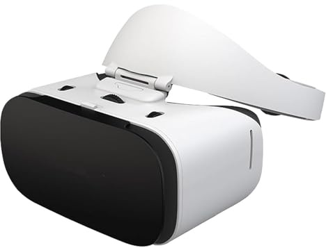 LPUYTJHI Gafas de Realidad Virtual for Smartphones, Lentes asféricas HD (teléfonos de 4,7 a 6 Pulgadas), Enfoque y Distancia Ocular Ajustables, Lentes antihalo y Diadema Ajustable.